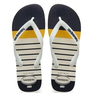 NWT Men's Havaianas Nautical Flip-flops